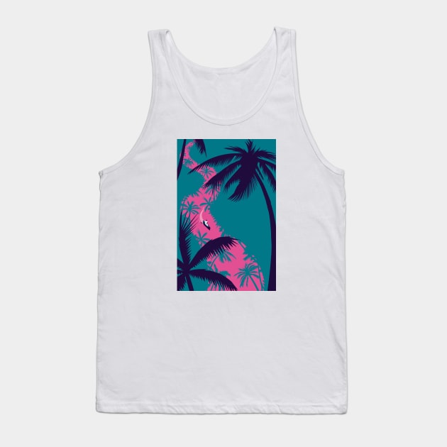 River Tank Top by Neil Webb | Illustrator